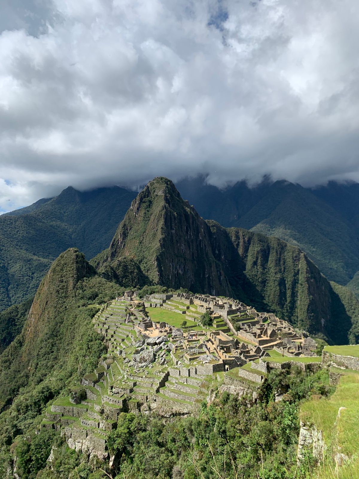 Andes mountains surrounding the Machu Picchu region